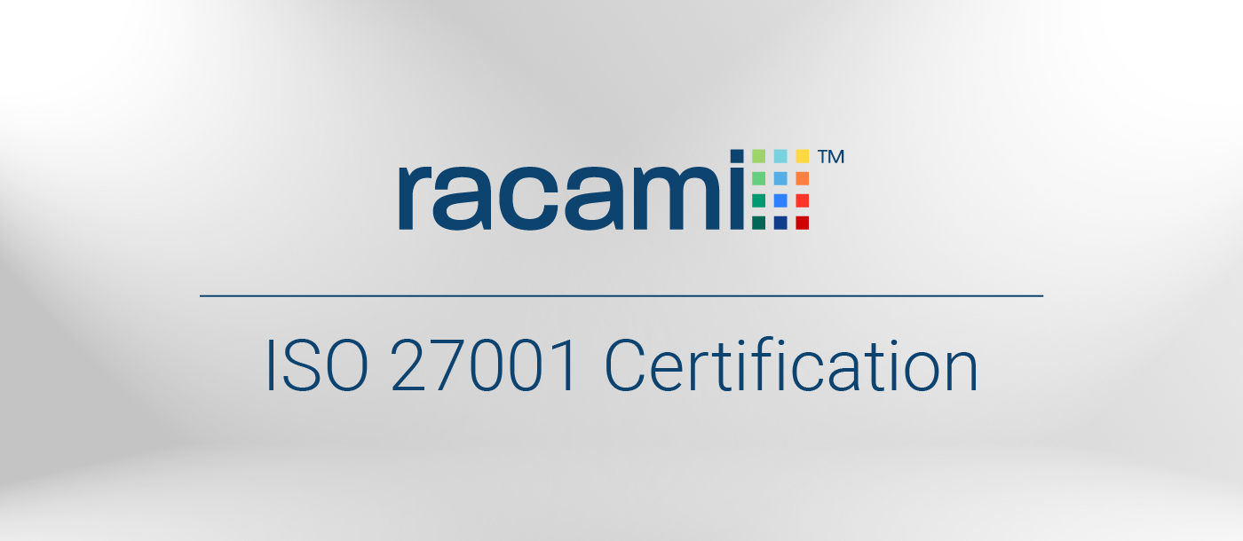 Racami Granted ISO 27001 Certification