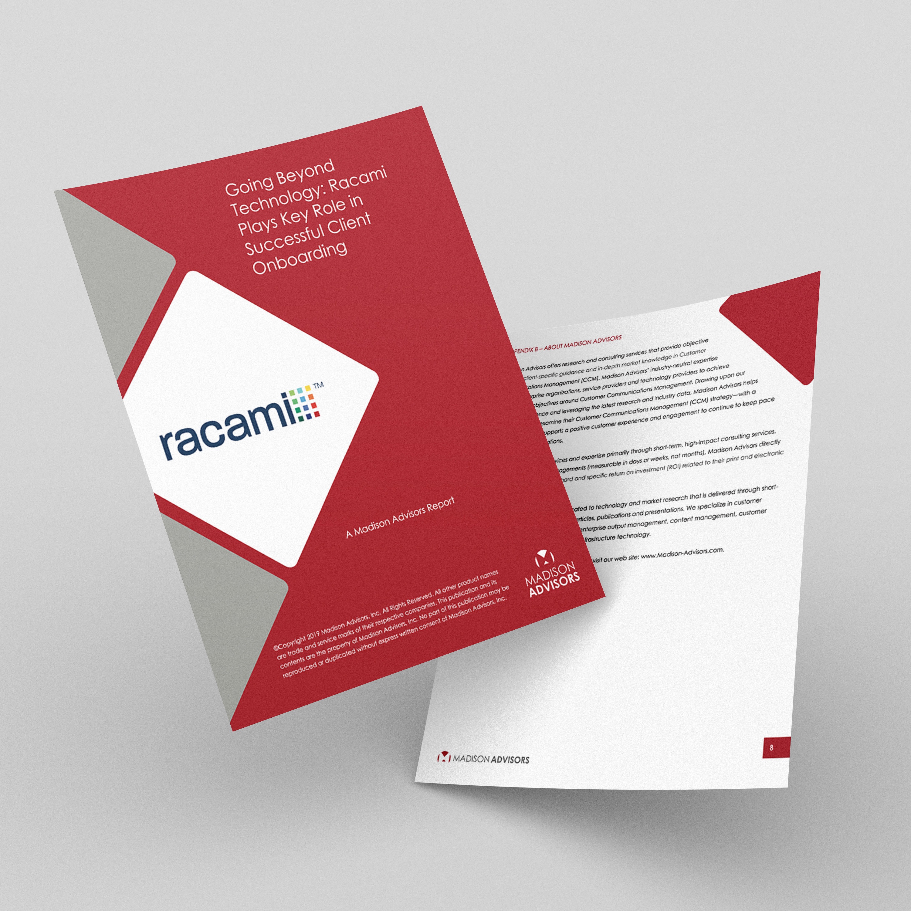 Going Beyond Technology: Racami Plays Key Role in Successful Client Onboarding